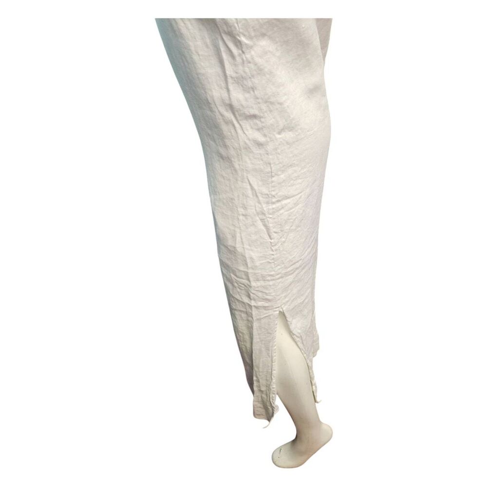 J Crew White Linen Sleeveless Maxi Dress Womens Size XXS - Picture 5 of 11